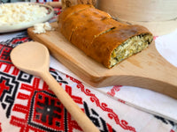 Placinta cu branza de oaie si praz (doar pt Paste)