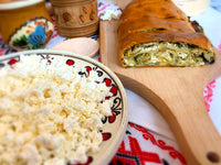 Placinta cu branza de oaie si praz (doar pt Paste)