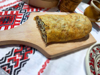 Placinta cu ciuperci, masline si ceapa