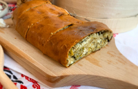 Placinta cu branza de oaie si praz (doar pt Paste)